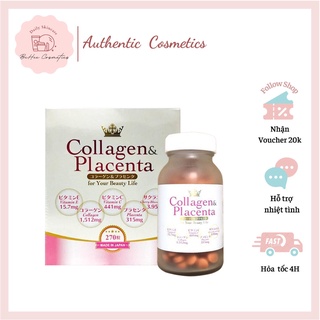 Viên Uống Đẹp Da Collagen Placenta 5 in 1 Nhật
