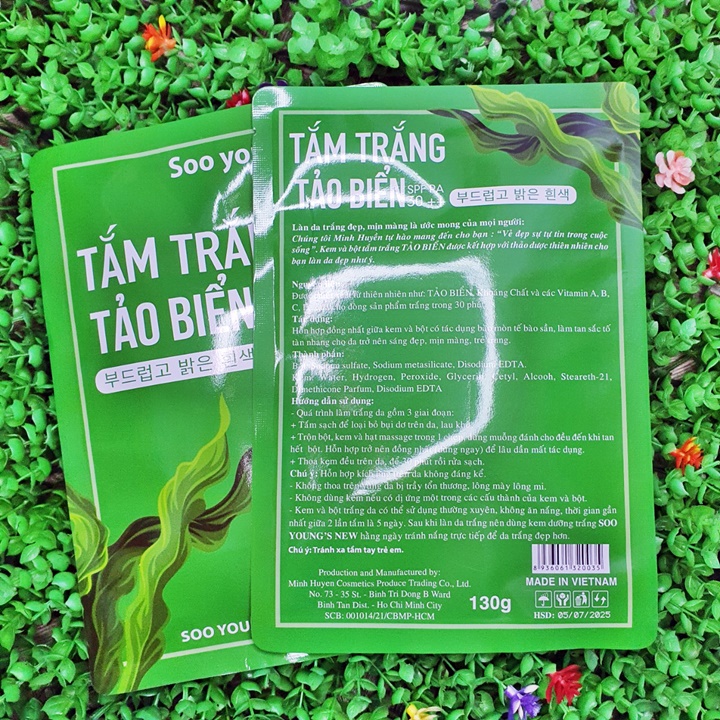 Tắm trắng tảo biển Soo Young 130g – ACL553