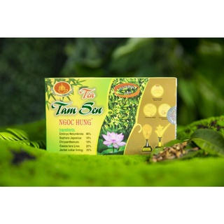 Combo 5 hộp Trà Tâm Sen Ngọc Hưng hỗ trợ mất ngủ huyết áp cao mỡ máu tiểu đường