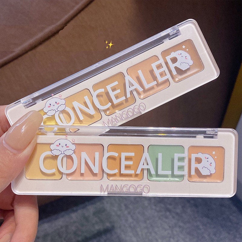 Bảng che khuyết điểm 5 ô Mangogo Concealer Sena Beauty | BigBuy360 - bigbuy360.vn