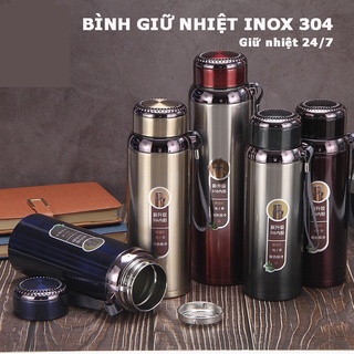 [HCM] BÌNH NƯỚC GIỮ NHIỆT INOX 316 NHIỀU DUNG TÍCH CAO CẤP 600, 800, 1000ML Giữ Nhiệt Đến 12H
