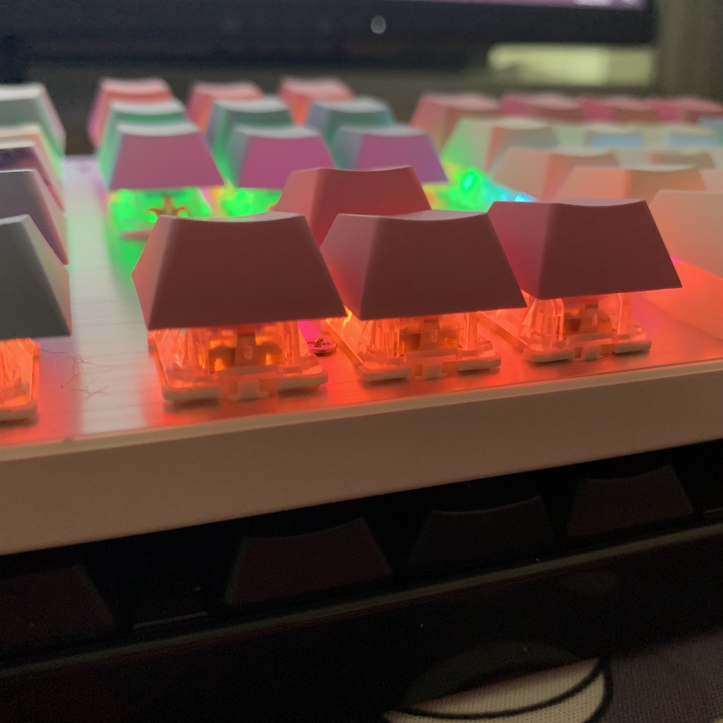 Nút Bàn Phím PBT In Hình Anime Cho Bàn Phím Game Genshin