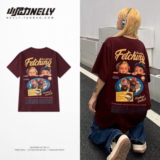 Áo thun form rộng NELLY chất cotton dáng unisex tay lỡ