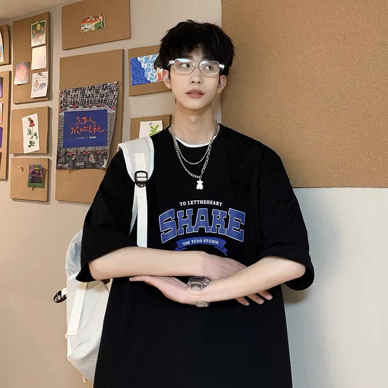 Áo thun nam nữ form rộng tay lỡ phong cách hàn quốc AT 519