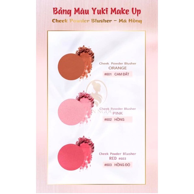 Phấn Má Hồng Yuki Make Up - Hanayuki ( phấn vỡ nhẹ do vận chuyển ) CHÍNH HÃNG 100% - HANAYUKI CLINIC