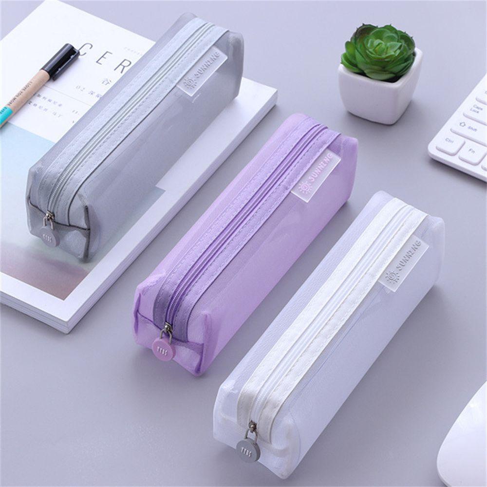 Túi Lưới Đựng Bút Trong Suốt Sức Chứa Lớn Tiện Dụng