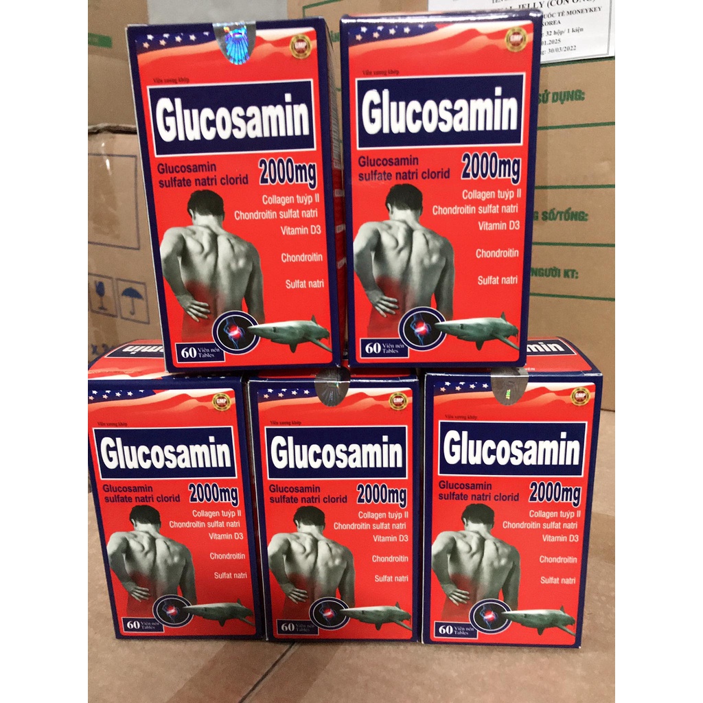 Viên xương khớp Glucosamin 2000mg ( hộp 60 viên )