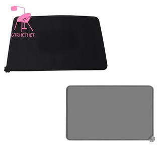 Waterproof Pet Mat for Dogs and Cats Pure Color Silicone Pet Food Mat Black