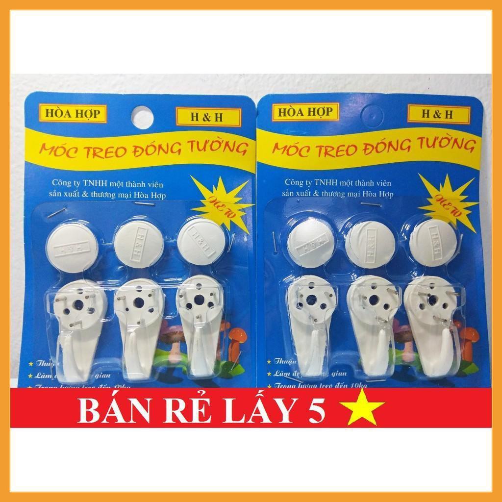COMBO 3 BỘ MÓC TREO ĐÓNG TƯỜNG CÓ ĐINH BẤM CHẮC CHẮN.