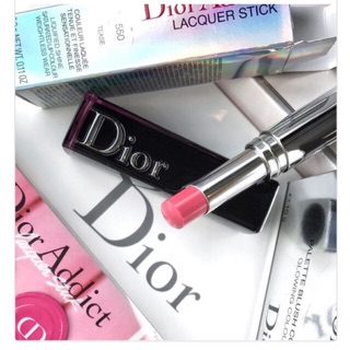 Son Dior Addict Lacquer Stick (Quà tặng 8.3 Mút tán nền trứng khuyết)