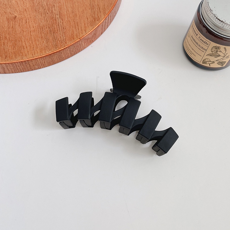 Kẹp tóc càng cua acrylic thiết kế phong cách Hàn Quốc đơn giản thời trang