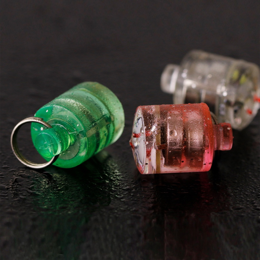 Đèn LED Mini Hình Trụ Nhiều Màu Sắc Dùng Trong Câu Cá