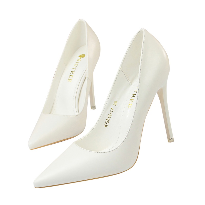 BIGTREE Giày Cao Gót Mũi Nhọn Thời Trang Quyến Rũ Cho Nữ 10.5cm 9511-17