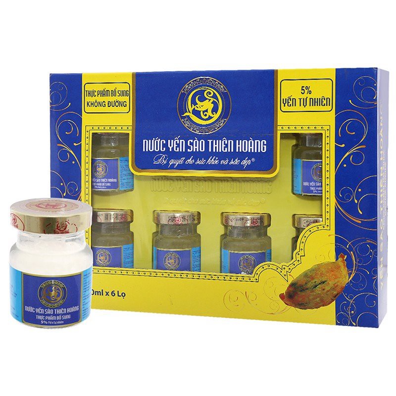 Yến sào thiên hoàng cao cấp không đường 15% yến tự nhiên Dành cho người tiểu đường