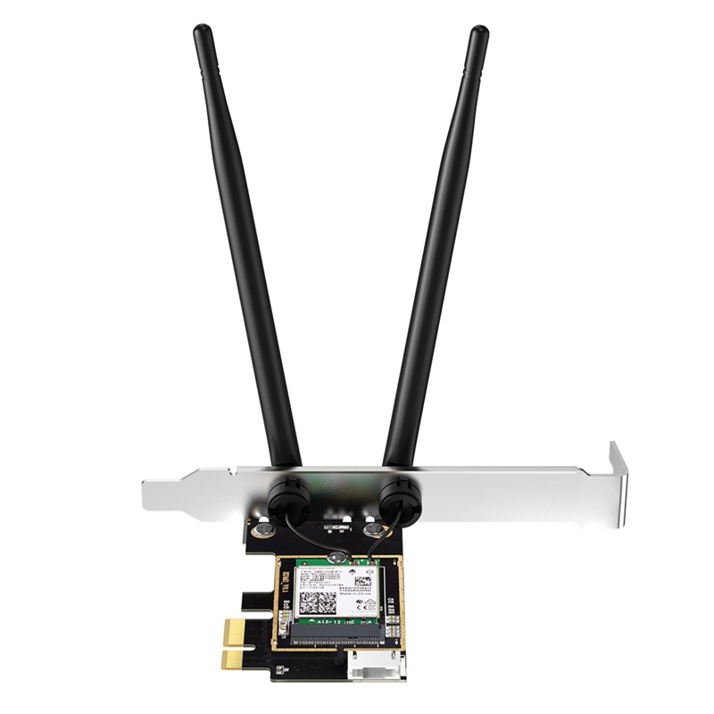 Card Mạng Không Dây Edup 9636es 3000mbps Wifi 6 Pci-E Bluetooth 5.1 Dualband 2.4g / 5ghz 802.11ac / Ax Ax200 Pci-E | BigBuy360 - bigbuy360.vn