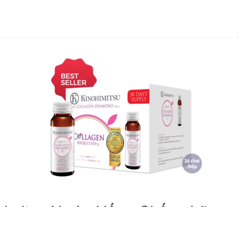 nước uống đẹp da, trắng sáng KINOHIMITSU COLLAGEN DIAMON 5300mg