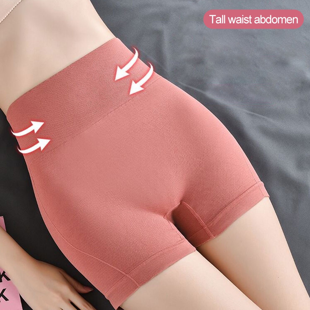 Quần Short Thể Thao Vải Cotton Mềm Mại Lưng Cao Co Giãn Thoáng Khí Dành Cho Nữ