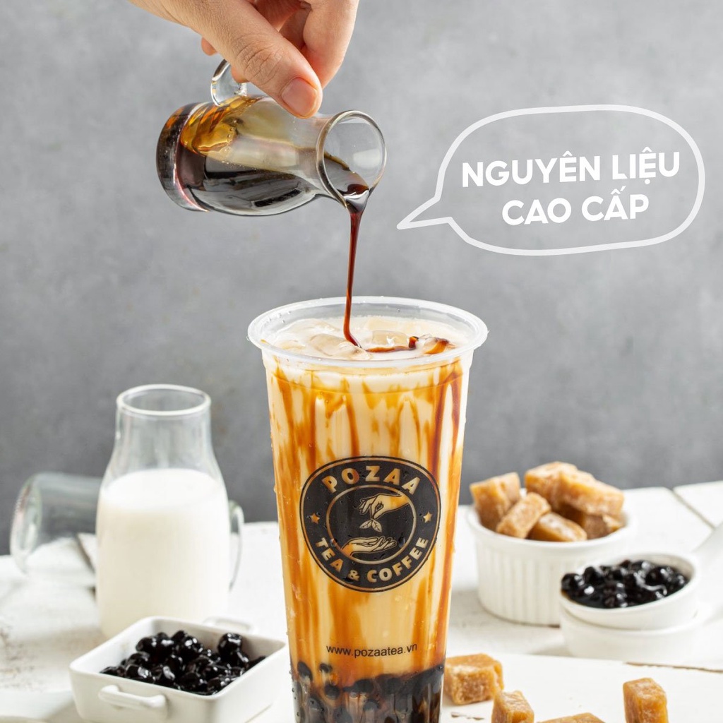 Toàn Quốc  Combo 03 ly Trà sữa Pozaa Tea bất kì size M