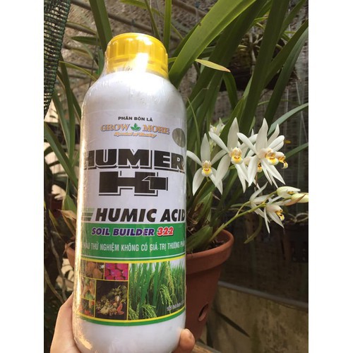 Phân bón lá Humic Acid 322 Humer H1 chai 1l