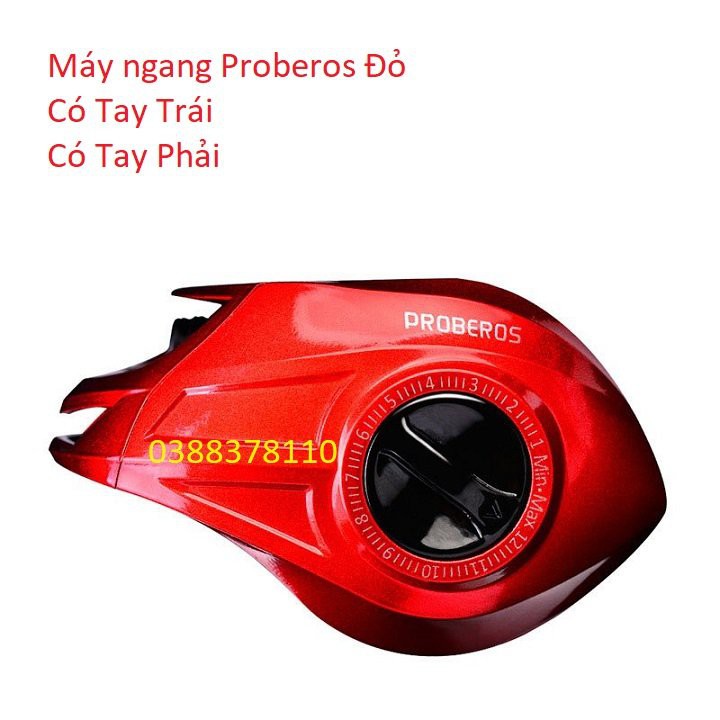 Máy Câu Ngang Proberos Màu Đỏ - MN1