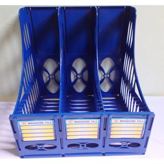 kệ rổ - kệ nhựa - file đựng tài liệu 3 ngăn