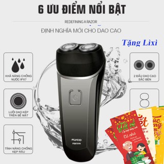 Máy cạo râu điện 2 lưỡi Flyco FS873VN CHỐNG NƯỚC TUYỆT ĐỐI, XỬ LÝ NHANH GỌN và AN TOÀN