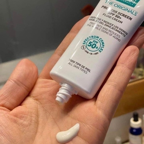 Kem chống nắng MartiDerm The Originals Proteos Screen SPF50+ Fluid Cream 40ml lọc quang phổ, ánh sáng xanh, giảm nám