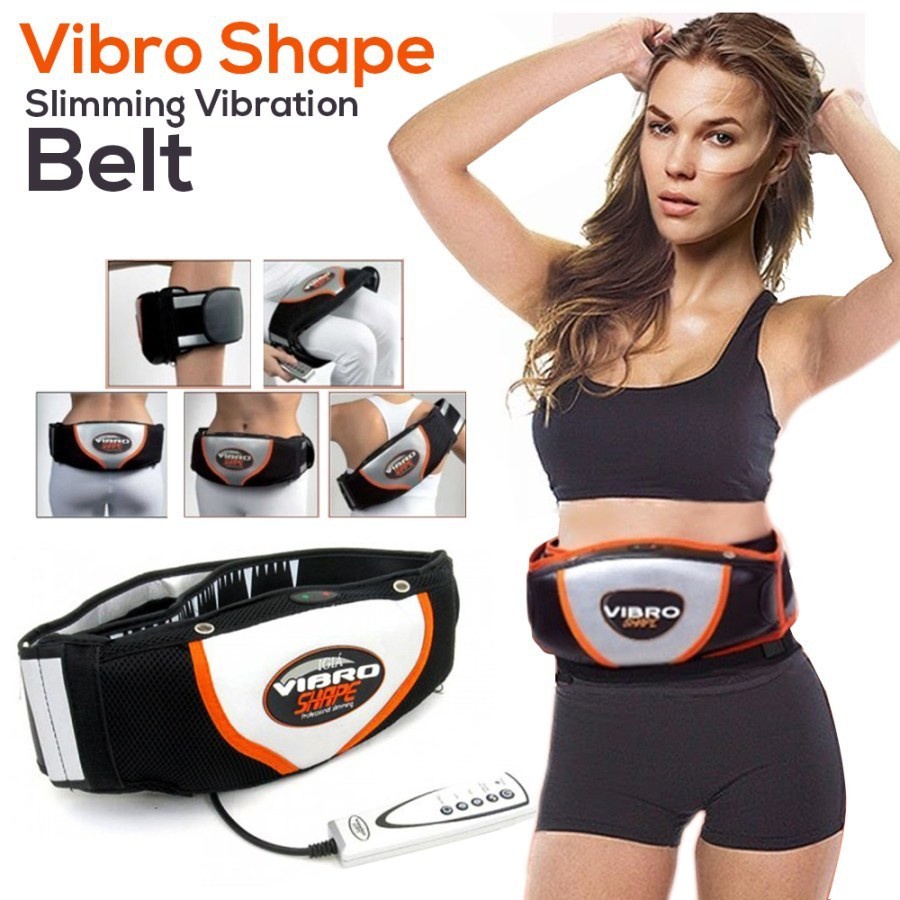 Đai Massage Bụng Vibro Shape Perfect Giảm Eo, Đánh Tan Mỡ Bụng