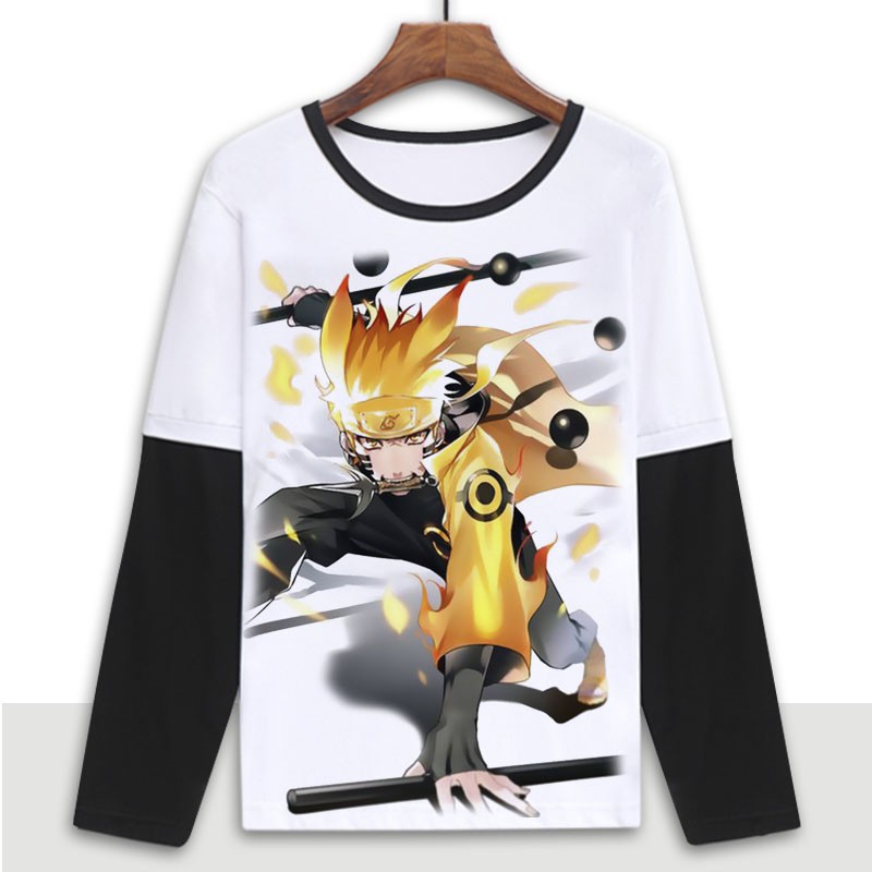 Áo Thun Tay Dài In Hình Naruto Cá Tính Cho Nam Nữ | BigBuy360 - bigbuy360.vn