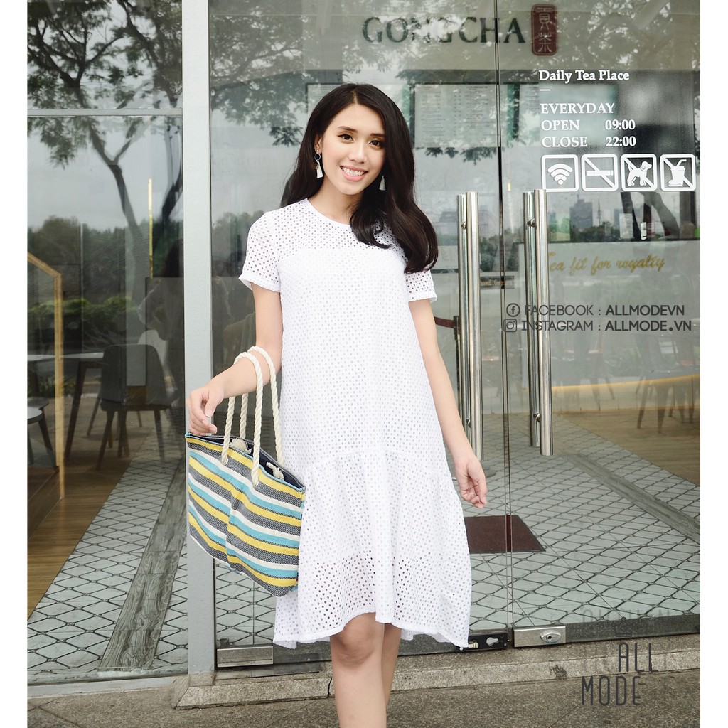 Đẩm ren trắng siêu đẹp - Bestie White