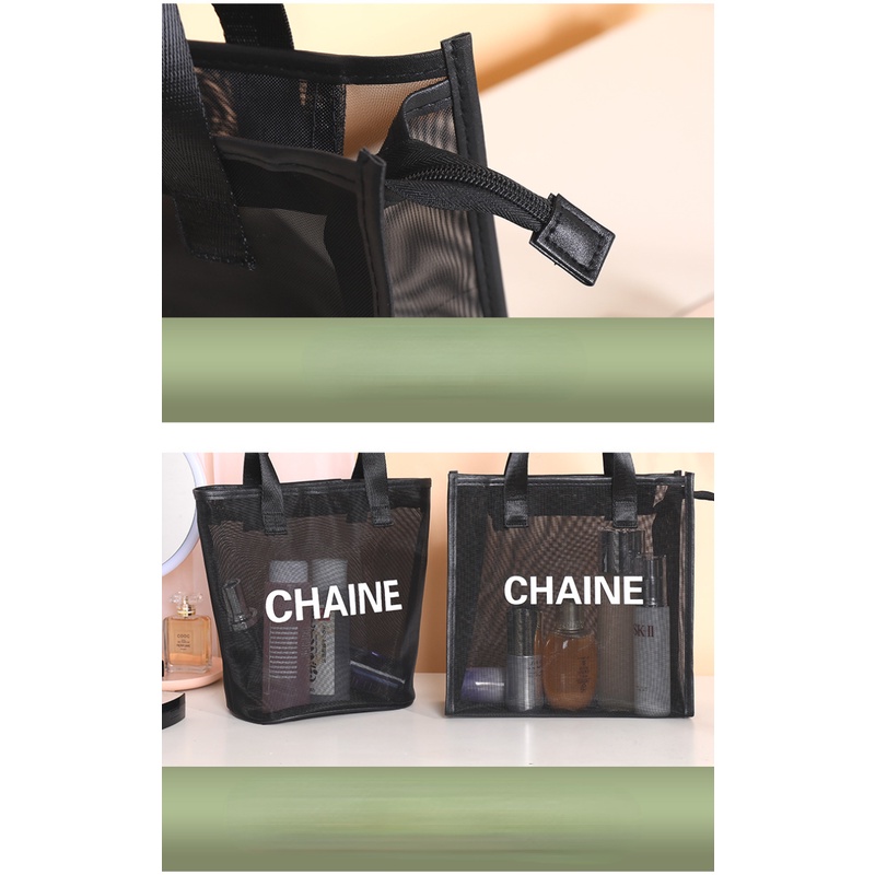 Túi Đựng Mỹ Phẩm Sức Chứa Lớn Có Tay Cầm Tiện Lợi Khi Đi Du Lịch