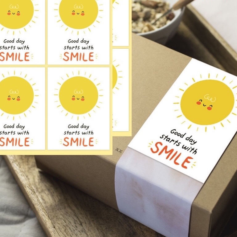 MY303_Tem dán hình mặt trời cười tỏa nắng_48tem/ xấp,3X4CM