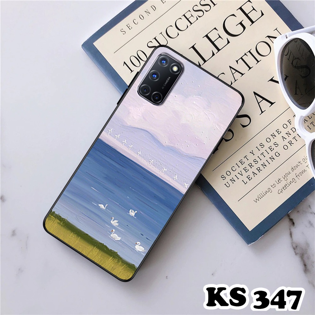 Ốp lưng Oppo A52 - Oppo A53 - Oppo A92 - Ốp in hình Cánh đồng hoa - Chất liệu TPU siêu bền