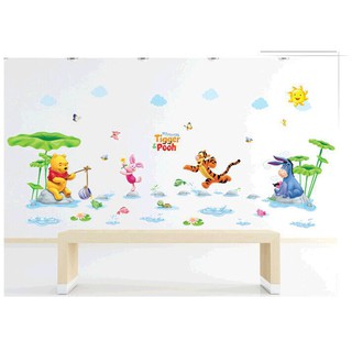 Decal Dán Tường Gấu Pooh Và Tigger