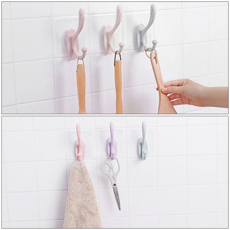 Móc Dán Tường Siêu Dính Tiện Lợi