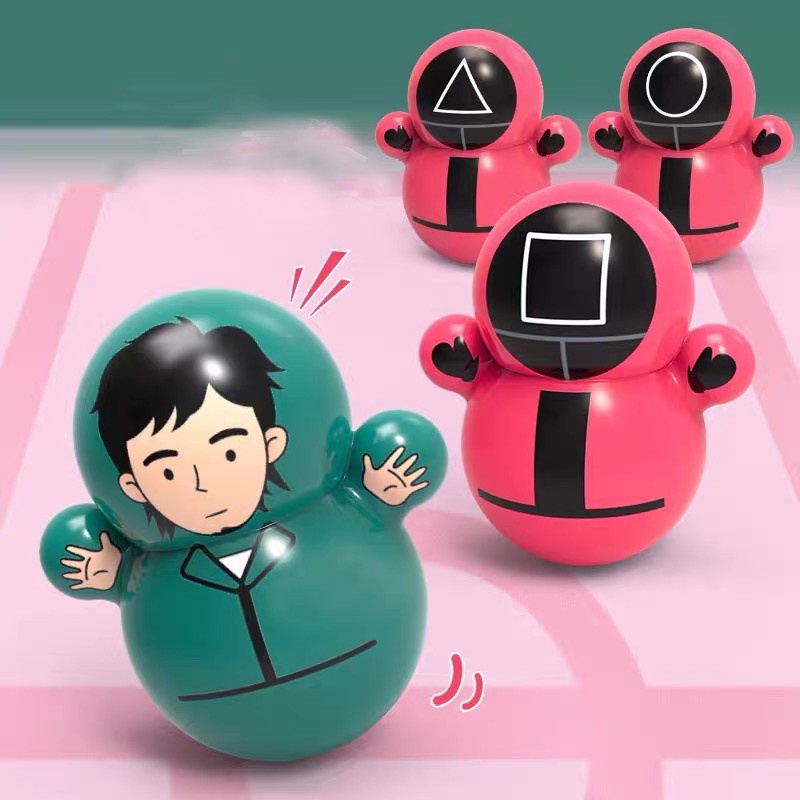 Đồ chơi lật đật mini nhỏ xinh hình các nhân vât hoạt hình đáng yêu cho bé