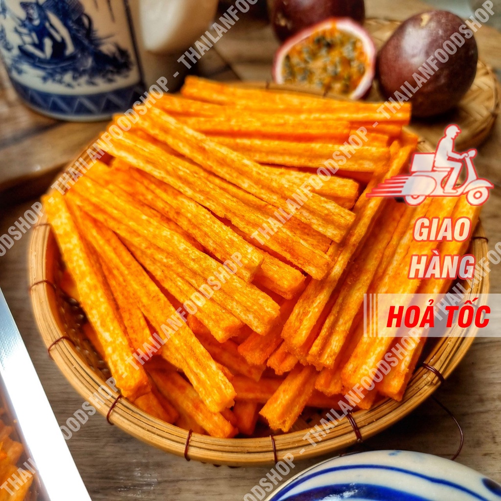Khoai Tây Lắc Bột Phô Mai Dạng Ống Túi 500gr