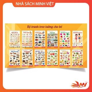 Tranh Treo Tường Khám Phá Thế Giới Xung Quanh 14 Chủ Đề Cho Bé
