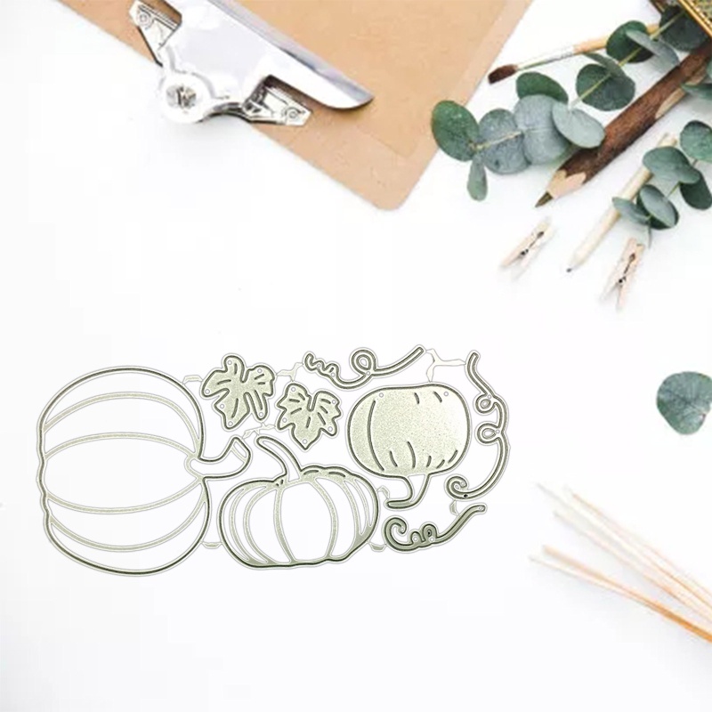 Sc Khuôn Cắt Giấy Dập Nổi Hình Bí Ngô Rỗng diy Làm Thiệp Sinh Nhật Cho Bé