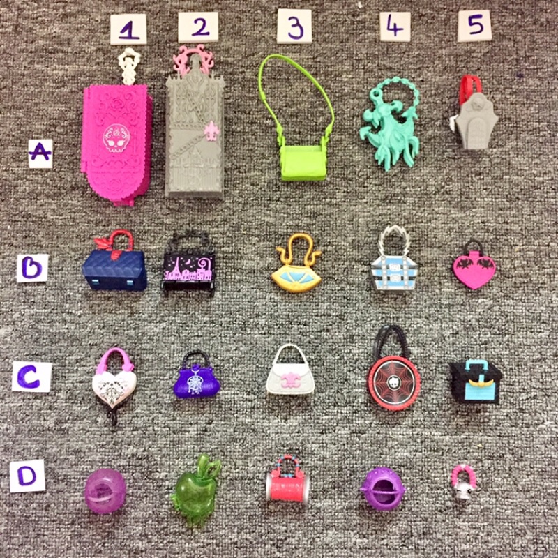 PKMH1-PHỤ KIỆN TÚI XÁCH CHO MONSTER HIGH
