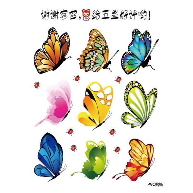 Decal dán tường 2d