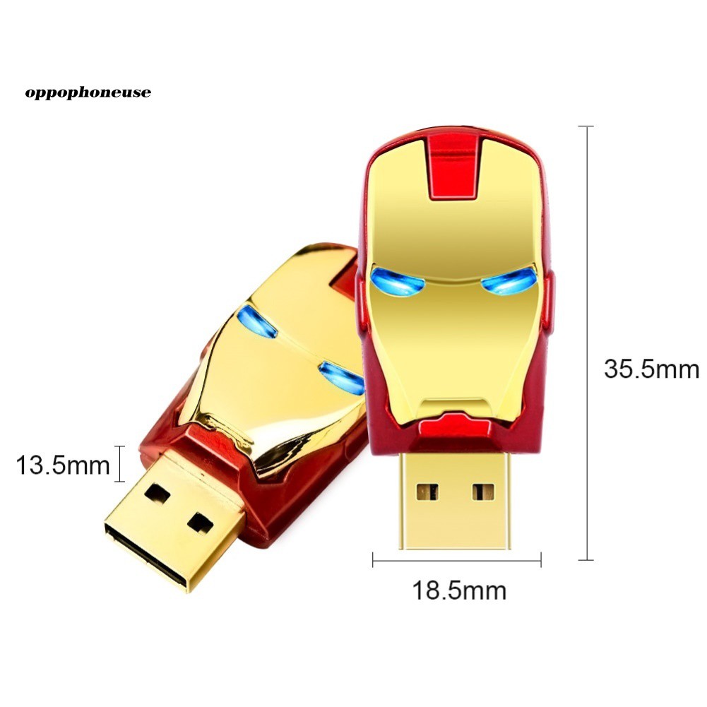 Usb 2.0 Dung Lượng 512gb 1tb 2tb Hình Iron Man