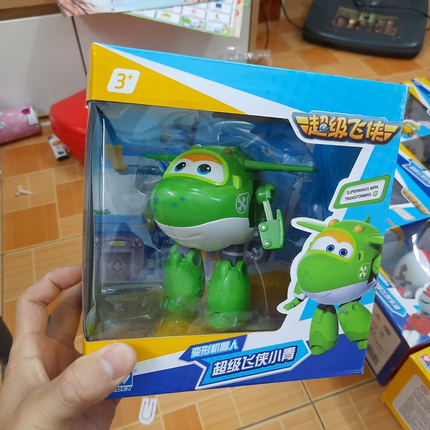 Super Wings đội bay siêu đẳng mô hình Máy bay Mira kết hợp robot mô hình cỡ lớn