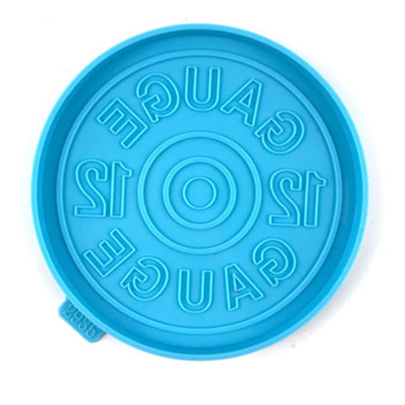 Khuôn Silicone Làm Đế Lót Ly Bằng Resin Hình Tròn DIY