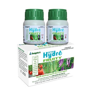 Dinh dưỡng thủy canh an toàn phân thủy canh Hydro fruity cho rau ăn trái bầu bí dưa cà 200g