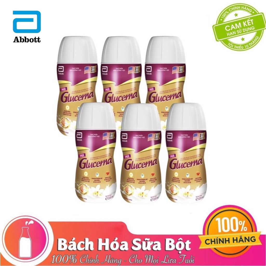 Sữa pha sẵn dành cho người tiểu đường Abbott Glucerna (thùng 24 chai)