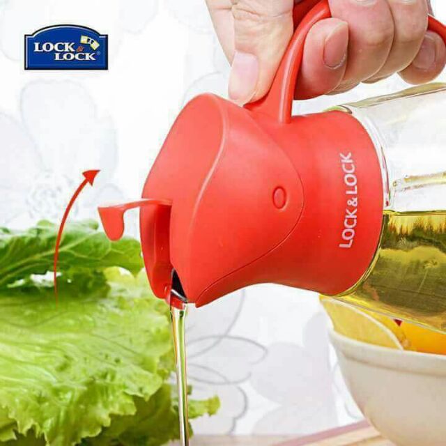 💧💧💧 BÌNH RÓT DẦU THỦY TINH LOCK&LOCK 550ML 🔥🔥🔥 | BigBuy360 - bigbuy360.vn