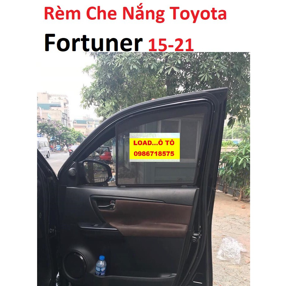 Rèm Che Nắng Nam Châm Toyota Fortuner 2015-2021 Load Ô Tô Cao Cấp