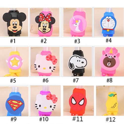 Bình đựng nước rửa tay hình tròn dễ thương dung tích 30ml | BigBuy360 - bigbuy360.vn