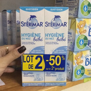 Nước muối sinh lí xịt phun sương Sterimar Pháp